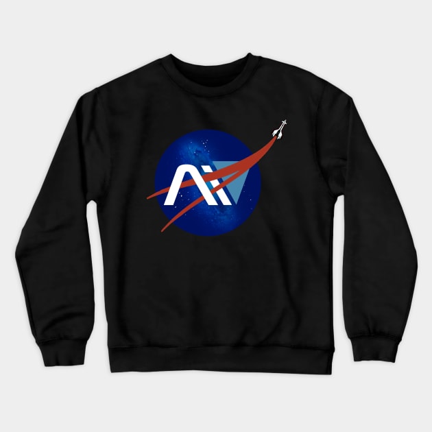 andromeda Crewneck Sweatshirt by halfabubble